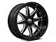 Fuel Wheels Hammer Gloss Black Milled 6-Lug Wheel; 20x10; -18mm Offset (22-24 Bronco Raptor)