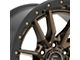 Fuel Wheels Rebel Matte Bronze with Black Bead Ring 6-Lug Wheel; 18x9; -12mm Offset (22-24 Bronco Raptor)