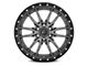 Fuel Wheels Rebel Matte Gunmetal with Black Bead Ring 6-Lug Wheel; 18x9; 20mm Offset (22-24 Bronco Raptor)