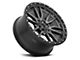 Fuel Wheels Rebel Matte Gunmetal with Black Bead Ring 6-Lug Wheel; 18x9; 20mm Offset (22-24 Bronco Raptor)