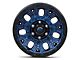 Fuel Wheels Traction Dark Blue with Black Ring 6-Lug Wheel; 17x9; 1mm Offset (21-24 Bronco, Excluding Raptor)