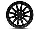 Fuel Wheels Fusion Forged Burn Matte Black with Gloss Black Lip 6-Lug Wheel; 20x10; -18mm Offset (21-24 Bronco, Excluding Raptor)