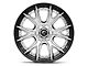 Fuel Wheels Fusion Forged Catalyst Chrome with Gloss Black Lip 6-Lug Wheel; 20x9; 1mm Offset (21-24 Bronco, Excluding Raptor)