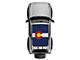 4x4 Attitude Sunshade; Colorado Flag (21-24 Bronco 2-Door)