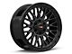 Vortek Off-Road VRP-502 Black Diamond Cut with Dark Tint 6-Lug Wheel; 22x10; -18mm Offset (21-24 Bronco, Excluding Raptor)