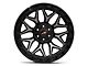 Vortek Off-Road VRP-504 Black Diamond Cut with Dark Tint 6-Lug Wheel; 22x10; -18mm Offset (21-24 Bronco, Excluding Raptor)