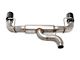 RedRock Axle-Back Exhaust with Black Tips (21-24 Bronco, Excluding Raptor)