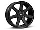 Niche Future Gloss Black 6-Lug Wheel; 22x9.5; 30mm Offset (21-24 Bronco, Excluding Raptor)