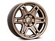 Fuel Wheels Slayer Matte Bronze 6-Lug Wheel; 20x9; 1mm Offset (21-24 Bronco, Excluding Raptor)