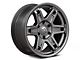 Fuel Wheels Slayer Matte Gunmetal 6-Lug Wheel; 17x8.5; 1mm Offset (21-24 Bronco, Excluding Raptor)