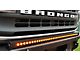 Single 40-Inch Amber LED Light Bar with Bumper Mounting Brackets (21-24 Bronco w/ Modular Front Bumper)