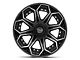 4Play 4P80R Brushed Black 6-Lug Wheel; 20x9; 0mm Offset (21-24 Bronco, Excluding Raptor)