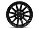 Fuel Wheels Fusion Forged Burn Matte Black with Gloss Black Lip 6-Lug Wheel; 22x12; -44mm Offset (21-24 Bronco, Excluding Raptor)