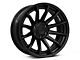 Fuel Wheels Fusion Forged Burn Matte Black with Gloss Black Lip 6-Lug Wheel; 22x12; -44mm Offset (21-24 Bronco, Excluding Raptor)