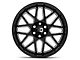 XD Grenade 2 Gloss Black Milled 6-Lug Wheel; 18x9; 18mm Offset (21-24 Bronco, Excluding Raptor)