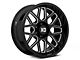 XD Grenade 2 Gloss Black Milled 6-Lug Wheel; 18x9; 18mm Offset (21-24 Bronco, Excluding Raptor)