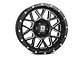 XD Grenade Satin Black Milled 6-Lug Wheel; 18x9; 18mm Offset (21-24 Bronco, Excluding Raptor)