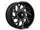 Fuel Wheels Runner Gloss Black Milled 6-Lug Wheel; 20x9; 1mm Offset (21-24 Bronco, Excluding Raptor)