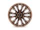 Fuel Wheels Rebar Platinum Bronze Milled 6-Lug Wheel; 17x9; -12mm Offset (22-24 Bronco Raptor)