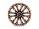 Fuel Wheels Rebar Platinum Bronze Milled 6-Lug Wheel; 17x9; 1mm Offset (22-24 Bronco Raptor)