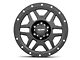 Pro Comp Wheels Phaser Satin Black 6-Lug Wheel; 18x9; 12mm Offset (21-24 Bronco, Excluding Raptor)