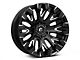 Fuel Wheels Quake Gloss Black Milled 6-Lug Wheel; 20x9; 1mm Offset (21-24 Bronco, Excluding Raptor)