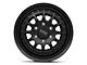 KMC Canyon Satin Black 6-Lug Wheel; 17x8; 20mm Offset (21-24 Bronco, Excluding Raptor)