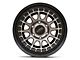 KMC Canyon Satin Black with Gray Tint 6-Lug Wheel; 17x8; 20mm Offset (21-24 Bronco, Excluding Raptor)