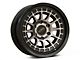 KMC Canyon Satin Black with Gray Tint 6-Lug Wheel; 17x8; 35mm Offset (21-24 Bronco, Excluding Raptor)
