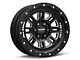 Pro Comp Wheels Cognos Satin Black Milled 6-Lug Wheel; 17x9; -6mm Offset (21-24 Bronco, Excluding Raptor)