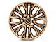 Fuel Wheels Rebar Platinum Bronze Milled 6-Lug Wheel; 17x9; -12mm Offset (21-24 Bronco, Excluding Raptor)