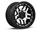 KMC Recon Satin Black Machined 6-Lug Wheel; 17x8.5; 18mm Offset (21-24 Bronco, Excluding Raptor)