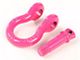 Rugged Ridge 3/4-Inch D-Ring Shackles; Pink