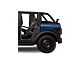 Tubular Rear Doors; Black (21-24 Bronco 4-Door)