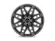 Black Rhino Caprock Matte Gunmetal 6-Lug Wheel; 17x8.5; 0mm Offset (22-24 Bronco Raptor)