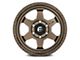 Fuel Wheels Shok Matte Bronze 6-Lug Wheel; 17x9; 1mm Offset (22-24 Bronco Raptor)