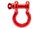 Supreme Suspensions 3/4-Inch D-Ring Shackle Kit; Red