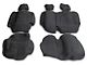 Body Armor 4x4 Rear Seat Covers; Black (21-24 Bronco 4-Door)