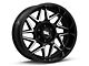 Moto Metal Turbine Gloss Black with Machined Face 6-Lug Wheel; 20x9; 1mm Offset (22-24 Bronco Raptor)