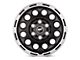 Ford Performance OE Matte Black Machined 6-Lug 5-Wheel Kit with TPMS Sensors; 17x8; 55mm Offset (21-24 Bronco, Excluding Raptor)