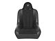 Corbeau Baja JP Suspension Seat; Black Vinyl/Cloth (Universal; Some Adaptation May Be Required)