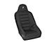 Corbeau Baja Ultra Suspension Seat; Black Vinyl/Cloth (Universal; Some Adaptation May Be Required)