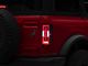 Raxiom Axial Series LED Tail Lights; Black Housing; Smoked Lens (21-24 Bronco w/ Factory Halogen Tail Lights)