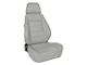 Corbeau Sport Reclining Seats; Gray Vinyl; Pair (Universal; Some Adaptation May Be Required)