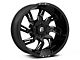 Fuel Wheels Lockdown Gloss Black Milled 6-Lug Wheel; 20x10; -18mm Offset (21-24 Bronco, Excluding Raptor)