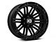 XD Double Deuce Satin Black 6-Lug Wheel; 20x12; -44mm Offset (21-24 Bronco, Excluding Raptor)