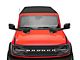 RedRock Hood Vent Covers; Black (21-24 Bronco, Excluding Raptor)