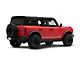 RedRock Off Road Tail Light Guards; Red (21-24 Bronco w/ Factory LED Tail Lights, Excluding Raptor)