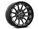 Vortek Off-Road VRT-601 Matte Titanium with Black Bead Ring 6-Lug Wheel; 20x10; -24mm Offset (21-24 Bronco, Excluding Raptor)