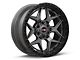 Vortek Off-Road VRT-603 Matte Titanium with Black Bead Ring 6-Lug Wheel; 18x9; -12mm Offset (22-24 Bronco Raptor)